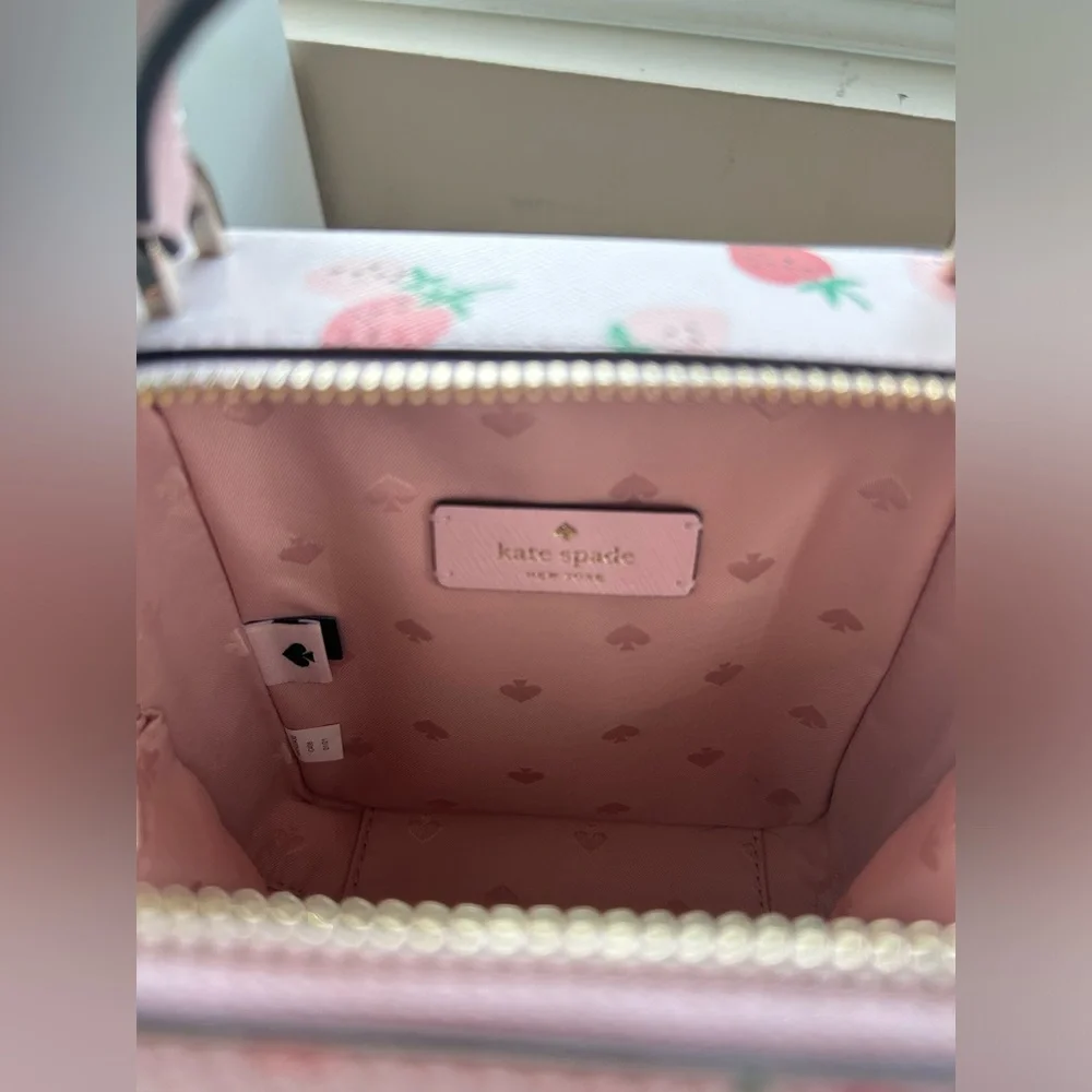 Kate Spade Strawberry Pink Small Crossbody - Picture 12 of 15